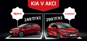 akční ceny Kia Rio a Kia cee'd